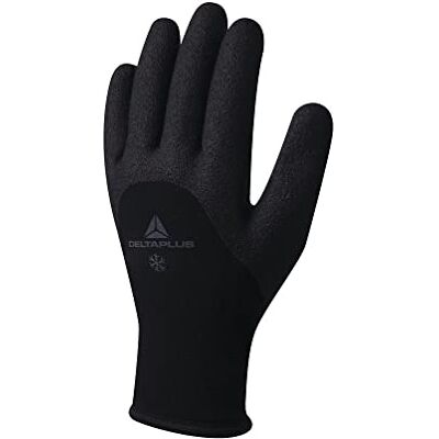 Deltaplus Guanti 2pz da lavoro antifreddo -15°C meccanici polivalenti Spalmatura alta nitrile comfort destrezza HERCULE VV750 Nero, 9 L Deltaplus Guanti 2pz da lavoro antifreddo -15°C meccanici polivalenti Spalmatura alta nitrile comfort destrezza HERCULE VV750 Nero, 9 L