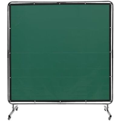 VEVOR Tenda per Saldatura 1,8x1,8m Tenda di Protezione per Saldatura in Vinile Ignifugo, Parete di Protezione per Saldatura con 4 Ruote Girevoli Coperta per Saldatura con Protezione UV Colore Verde VEVOR Tenda per Saldatura 1,8x1,8m Tenda di Protezione per Saldatura in Vinile Ignifugo, Parete di Protezione per Saldatura con 4 Ruote Girevoli Coperta per Saldatura con Protezione UV Colore Verde