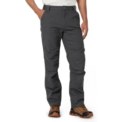 Basics Pantaloni da Lavoro Utility in Tela con Doppio Strato Frontale, Vestibilità Comoda Uomo Basics Pantaloni da Lavoro Utility in Tela con Doppio Strato Frontale, Vestibilità Comoda Uomo
