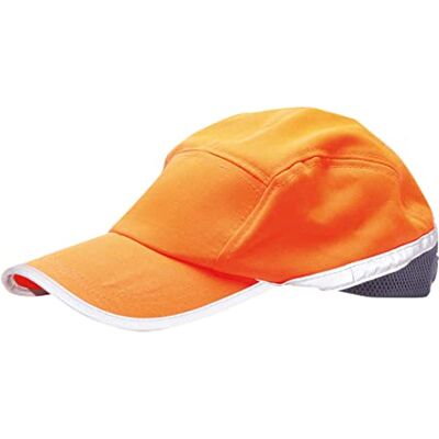 Portwest HB10 Cappellino con Visiera ad Alta Visibilità, Arancione/Navy, Portwest HB10 Cappellino con Visiera ad Alta Visibilità, Arancione/Navy,