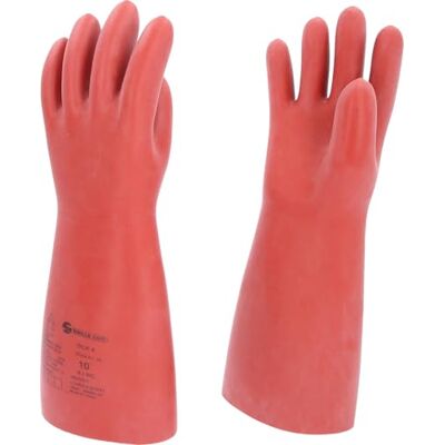 KS TOOLS Glove for electricians with protective insulation, size 10, red KS TOOLS Glove for electricians with protective insulation, size 10, red