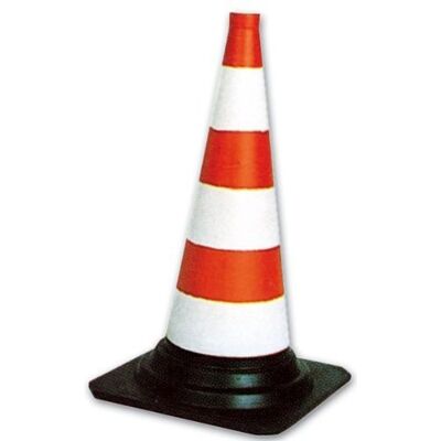 MAURER Cono Spartitraffico Segnaletico in Pvc Altezza 50 cm Colore Bianco-Rosso MAURER Cono Spartitraffico Segnaletico in Pvc Altezza 50 cm Colore Bianco-Rosso