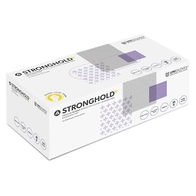 UNIGLOVES Advanced Stronghold+ Guanti Monouso in Nitrile Guanti Monouso Resistenti, Multiuso, Senza Polvere e Lattice con Polsino esteso confezione da 100 Guanti, Viola, extra Small () UNIGLOVES Advanced Stronghold+ Guanti Monouso in Nitrile Guanti Monouso Resistenti, Multiuso, Senza Polvere e Lattice con Polsino esteso confezione da 100 Guanti, Viola, extra Small ()