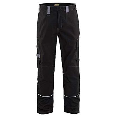 BLÅKLÄDER Blakläder 156115169994 C50 anti-flame pantaloni, nero/grigio, C50 BLÅKLÄDER Blakläder 156115169994 C50 anti-flame pantaloni, nero/grigio, C50