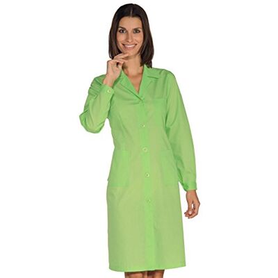 Isacco Camice Donna Verde Mela, Verde Mela, XL, 65% Poliestere 35% Cotone, Manica Lunga, Bottoni a pressione Isacco Camice Donna Verde Mela, Verde Mela, XL, 65% Poliestere 35% Cotone, Manica Lunga, Bottoni a pressione