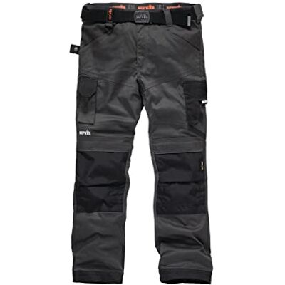 Scruffs Uomo PRO Flex Pantaloni da Lavoro Not Applicable, Grigio (Graphite 001), (Taglia Unica: 38) Scruffs Uomo PRO Flex Pantaloni da Lavoro Not Applicable, Grigio (Graphite 001), (Taglia Unica: 38)