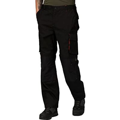 Regatta Pantaloni Rinforzati Tactical Threads Workwear Heroic Worker Trousers, Uomo, Black, 32 Regatta Pantaloni Rinforzati Tactical Threads Workwear Heroic Worker Trousers, Uomo, Black, 32