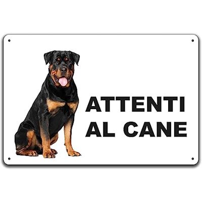 Generic Phonecasing Cartello Segnale Attenti al Cane in Alluminio 3 mm Composito (20 cm x 15 cm, Rottweiler) Generic Phonecasing Cartello Segnale Attenti al Cane in Alluminio 3 mm Composito (20 cm x 15 cm, Rottweiler)