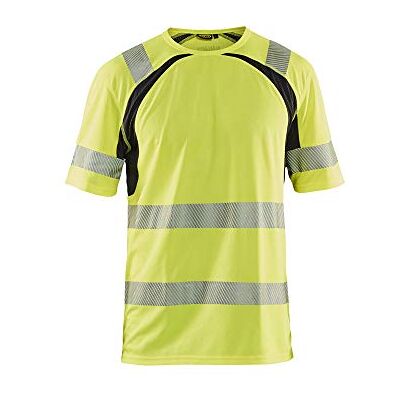 BLÅKLÄDER Blaklader 10133399XXL Maglietta UV High Vis, colore giallo/nero, taglia XXL BLÅKLÄDER Blaklader 10133399XXL Maglietta UV High Vis, colore giallo/nero, taglia XXL