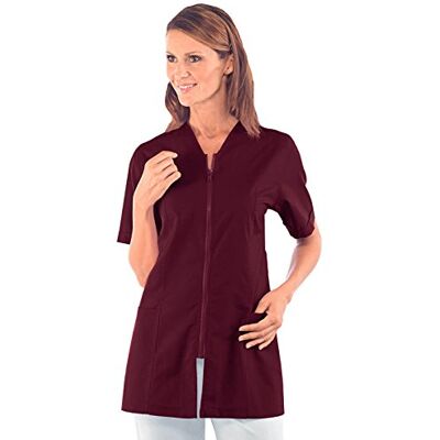 Isacco Casacca Victoria Bordeaux, Bordeaux, S, 65% Poliestere 35% Cotone, Tessuto liscio Isacco Casacca Victoria Bordeaux, Bordeaux, S, 65% Poliestere 35% Cotone, Tessuto liscio