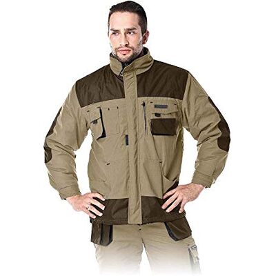 LEBER & HOLLMAN Leber&Hollman Giacca protettiva, taglia XXXL, colore: beige-marrone-nero LEBER & HOLLMAN Leber&Hollman Giacca protettiva, taglia XXXL, colore: beige-marrone-nero