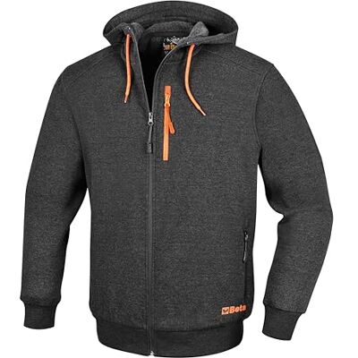 BETA 7665G S Felpa zip lunga, con cappuccio BETA 7665G S Felpa zip lunga, con cappuccio