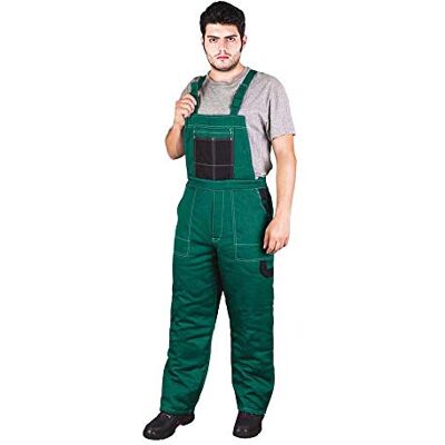 REIS Salopette imbottita Multi Master, taglia L, colore: Verde/Nero REIS Salopette imbottita Multi Master, taglia L, colore: Verde/Nero