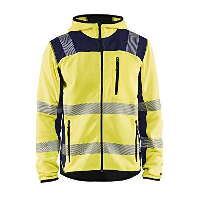 BLÅKLÄDER High Vis Maglione da uomo, taglia 4XL, colore: Giallo, S, Giallo/blu navy. BLÅKLÄDER High Vis Maglione da uomo, taglia 4XL, colore: Giallo, S, Giallo/blu navy.