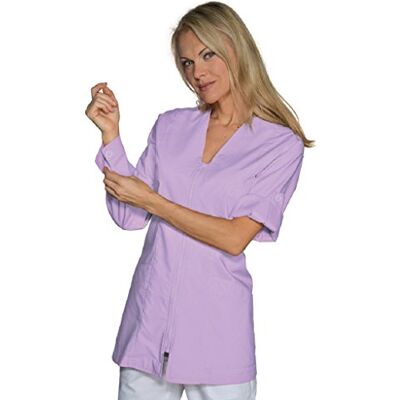 ISACCO Casacca Benidorm Lilla, Lilla, L, 65% Poliestere 35% Cotone, Manica Lunga ISACCO Casacca Benidorm Lilla, Lilla, L, 65% Poliestere 35% Cotone, Manica Lunga