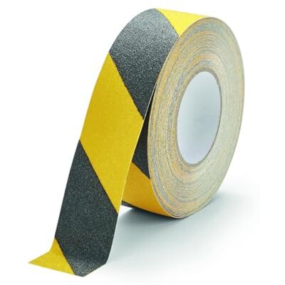 Durable Nastro antiscivolo standard Duraline Grip color, 50 mm x 15 m, per fissare scale, rampe, giallo/nero, Durable Nastro antiscivolo standard Duraline Grip color, 50 mm x 15 m, per fissare scale, rampe, giallo/nero,