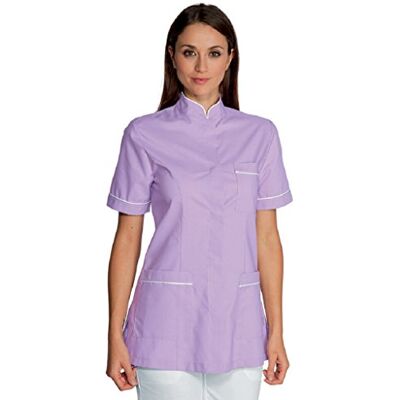 Isacco Casacca Panarea Bianco+Lilla, Bianco+Lilla, M, 65% Poliestere 35% Cotone Isacco Casacca Panarea Bianco+Lilla, Bianco+Lilla, M, 65% Poliestere 35% Cotone