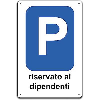 Generic Phonecasing Cartello Segnale Divieto di Sosta Parcheggio 3 mm Composito (15 cm x 20 cm, Riservato ai dipendenti) Generic Phonecasing Cartello Segnale Divieto di Sosta Parcheggio 3 mm Composito (15 cm x 20 cm, Riservato ai dipendenti)