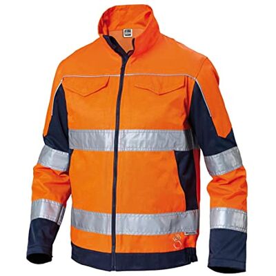 siggi Giubbino Bicolore Alta Visibilita' Advance Arancio/Blu,Uomo,5XL siggi Giubbino Bicolore Alta Visibilita' Advance Arancio/Blu,Uomo,5XL