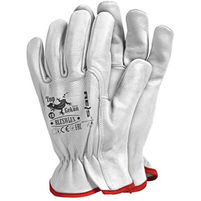 REIS Rlcswluxw Topgekon Guanti protettivi, taglia 10, confezione da 12, colore: Bianco REIS Rlcswluxw Topgekon Guanti protettivi, taglia 10, confezione da 12, colore: Bianco