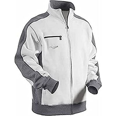 BLÅKLÄDER Blakläder Giacca da uomo, taglia XL, colore: Bianco/Grigio BLÅKLÄDER Blakläder Giacca da uomo, taglia XL, colore: Bianco/Grigio