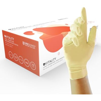 Unigloves - SUG-GD0022-BEI-S - Latex - Guanti Unigloves - SUG-GD0022-BEI-S - Latex - Guanti