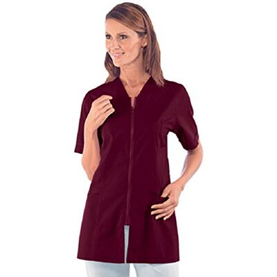 Isacco Casacca Victoria Bordeaux, Bordeaux, XL, 65% Poliestere 35% Cotone, Tessuto liscio Isacco Casacca Victoria Bordeaux, Bordeaux, XL, 65% Poliestere 35% Cotone, Tessuto liscio