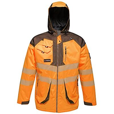 Regatta XL7BV Parka tattico ad alta visibilità, taglia XL, arancione/grigio Regatta XL7BV Parka tattico ad alta visibilità, taglia XL, arancione/grigio