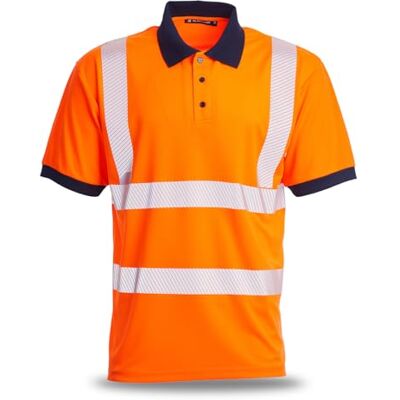 Blackrock Polo Eco+ ad alta visibilità, poliestere riciclabile GRS Rail Industry Orange, protezione SPF50+, abbigliamento da lavoro e di sicurezza, uomo e donna, EN20471 classe 2, taglia XL Blackrock Polo Eco+ ad alta visibilità, poliestere riciclabile GRS Rail Industry Orange, protezione SPF50+, abbigliamento da lavoro e di sicurezza, uomo e donna, EN20471 classe 2, taglia XL