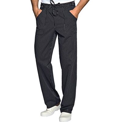 Isacco Pantalone con elastico Vienna Nero, Vienna Nero, L, 65% Poliestere 35% Cotone, 160 gr/m² Isacco Pantalone con elastico Vienna Nero, Vienna Nero, L, 65% Poliestere 35% Cotone, 160 gr/m²