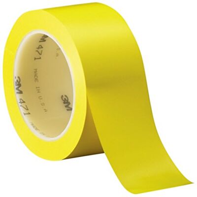3M Nastro con Film Vinilico 471, 102 mm X 33 m, 8 Pezzi, Giallo 3M Nastro con Film Vinilico 471, 102 mm X 33 m, 8 Pezzi, Giallo