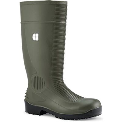 Shoes for Crews 70557 BASTION Uomo Donna PVC Acciaio Punta Stivali, antiscivolo, verde EN certificato di sicurezza Shoes for Crews 70557 BASTION Uomo Donna PVC Acciaio Punta Stivali, antiscivolo, verde EN certificato di sicurezza