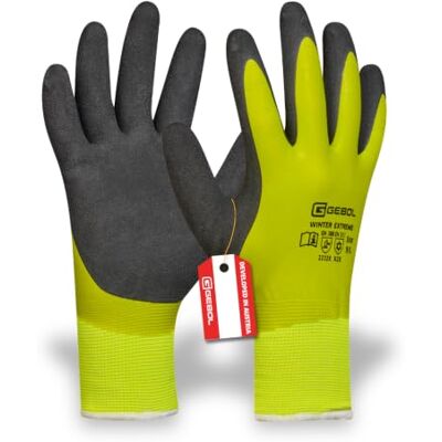 Gebol Winter Extreme Guanti da lavoro impermeabili Alta sicurezza Guanti invernali senza cuciture Fodera calda Uomo Taglia XL (Gr 10) Verde Nero 1 paio Gebol Winter Extreme Guanti da lavoro impermeabili Alta sicurezza Guanti invernali senza cuciture Fodera calda Uomo Taglia XL (Gr 10) Verde Nero 1 paio