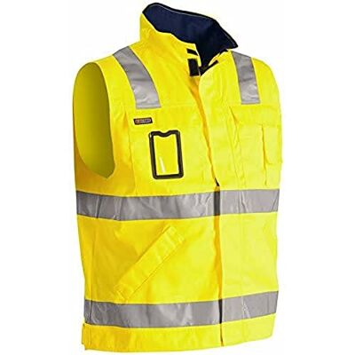 BLÅKLÄDER Blaklader 85051804 WAISTCOAT, giallo/blu marino, taglia S BLÅKLÄDER Blaklader 85051804 WAISTCOAT, giallo/blu marino, taglia S