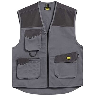 Diadora , Abbigliamento da Lavoro, VEST MOVER, colore STEEL GRAY, taglia XL Diadora , Abbigliamento da Lavoro, VEST MOVER, colore STEEL GRAY, taglia XL