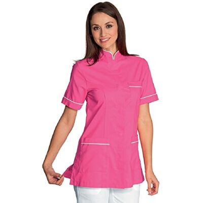 Isacco Casacca Panarea Bianco+Fuxia, Bianco+Fuxia, M, 65% Poliestere 35% Cotone Isacco Casacca Panarea Bianco+Fuxia, Bianco+Fuxia, M, 65% Poliestere 35% Cotone