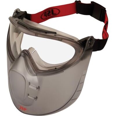 JSP STEALTH 9200 Schermo Facciale con Occhiali a Maschera Integrati, EN 166 JSP STEALTH 9200 Schermo Facciale con Occhiali a Maschera Integrati, EN 166