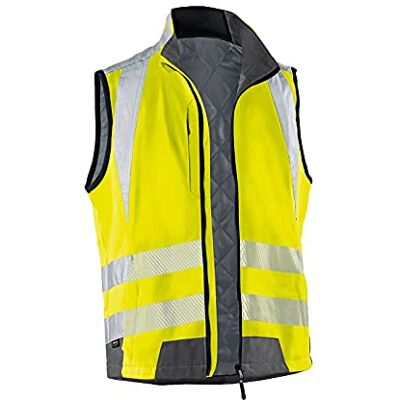 KÜBLER Workwear kubler' 72078340 – 3497 – 3 x L gilet Reflectiq dpi 2 dimensioni, ad alta visibilità giallo/antracite, 3 x L KÜBLER Workwear kubler' 72078340 – 3497 – 3 x L gilet Reflectiq dpi 2 dimensioni, ad alta visibilità giallo/antracite, 3 x L