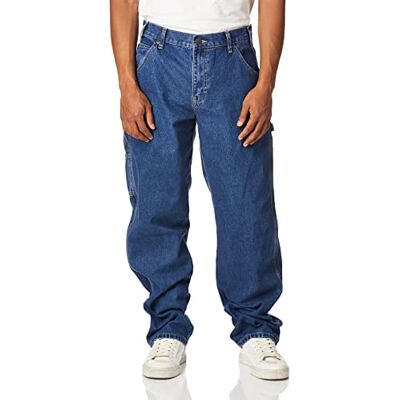 Dickies Uomo, Jeans utility in tenim stone-washed, vestibilità comoda, LAVATO A PIETRA, 38W / 30L Dickies Uomo, Jeans utility in tenim stone-washed, vestibilità comoda, LAVATO A PIETRA, 38W / 30L