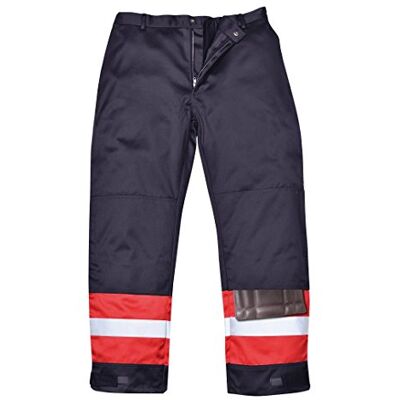 Portwest FR56 Pantaloni Bizflame Plus, Taglia L, Navy Portwest FR56 Pantaloni Bizflame Plus, Taglia L, Navy