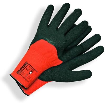 Rostaing COLDPRO Guanti caldi da canto, in tempo freddo, per tutti i lavori abrasivi del BTP e la costruzione, guanti di movimentazione adatti alla muratura, guanti arancioni e neri Rostaing COLDPRO Guanti caldi da canto, in tempo freddo, per tutti i lavori abrasivi del BTP e la costruzione, guanti di movimentazione adatti alla muratura, guanti arancioni e neri