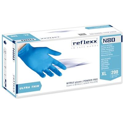 Reflexx Guanti in lattice monouso con polvere (XL) Reflexx Guanti in lattice monouso con polvere (XL)