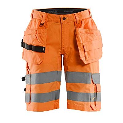 BLÅKLÄDER Blaklader 18115300C50 Pantaloncini ad alta visibilità, elasticizzati, colore: Arancione BLÅKLÄDER Blaklader 18115300C50 Pantaloncini ad alta visibilità, elasticizzati, colore: Arancione