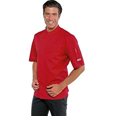 ISACCO 059307 Cuoco Bilbao Giacca, Taglia XL, Rosso ISACCO 059307 Cuoco Bilbao Giacca, Taglia XL, Rosso