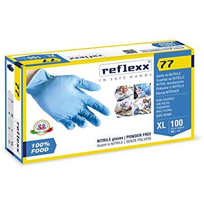 Reflexx 77 100 FOOD/M. Guanti in nitrile 3gr specifici per FOOD Reflexx 77 100 FOOD/M. Guanti in nitrile 3gr specifici per FOOD