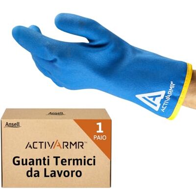 Ansell Activarmr 97-681 Guanti da Lavoro Invernali, Resistenza Termica a Basse Temperature e all'Aperto, Guanti di Protezione dal Freddo, Guanti da Uomo E da Donna, Guanti Neri, Taglia 2XL (1 Paio) Ansell Activarmr 97-681 Guanti da Lavoro Invernali, Resistenza Termica a Basse Temperature e all'Aperto, Guanti di Protezione dal Freddo, Guanti da Uomo E da Donna, Guanti Neri, Taglia 2XL (1 Paio)