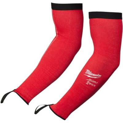 Milwaukee Protezione antitaglio per braccio, classe C, 40 cm, rosso Milwaukee Protezione antitaglio per braccio, classe C, 40 cm, rosso
