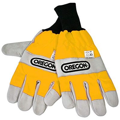 Oregon Coppia di Guanti Protettivi in Pelle per utilizzo con Motosega, Taglia XL Oregon Coppia di Guanti Protettivi in Pelle per utilizzo con Motosega, Taglia XL