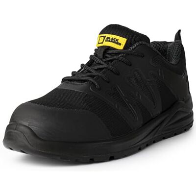 BLACK HAMMER Sicurezza Formatori per Uomo Scarpe da Lavoro Puntale in Acciaio Antiscivolo Resistenti all'Acqua Suole Resistenti agli idrocarburi Ideale per Commercio e Utilità S1P SRC (47 EU) BLACK HAMMER Sicurezza Formatori per Uomo Scarpe da Lavoro Puntale in Acciaio Antiscivolo Resistenti all'Acqua Suole Resistenti agli idrocarburi Ideale per Commercio e Utilità S1P SRC (47 EU)