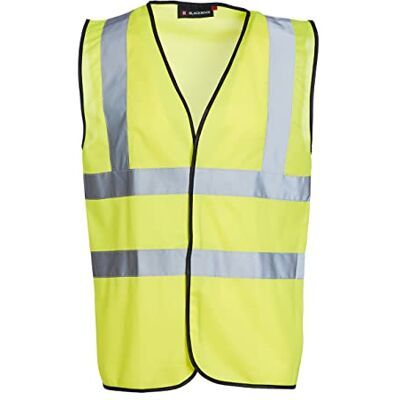 Blackrock Hi-Vis Yellow 2 B&B Vest (Header Card), completamente certificato EN Blackrock Hi-Vis Yellow 2 B&B Vest (Header Card), completamente certificato EN